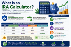 IRA Calculator – Estimate Your Retirement Savings Growth & Future Balance